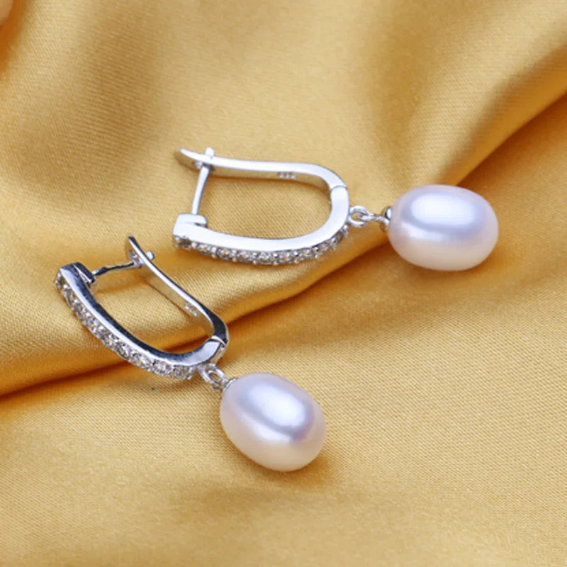 Delicate Pearl Earrings