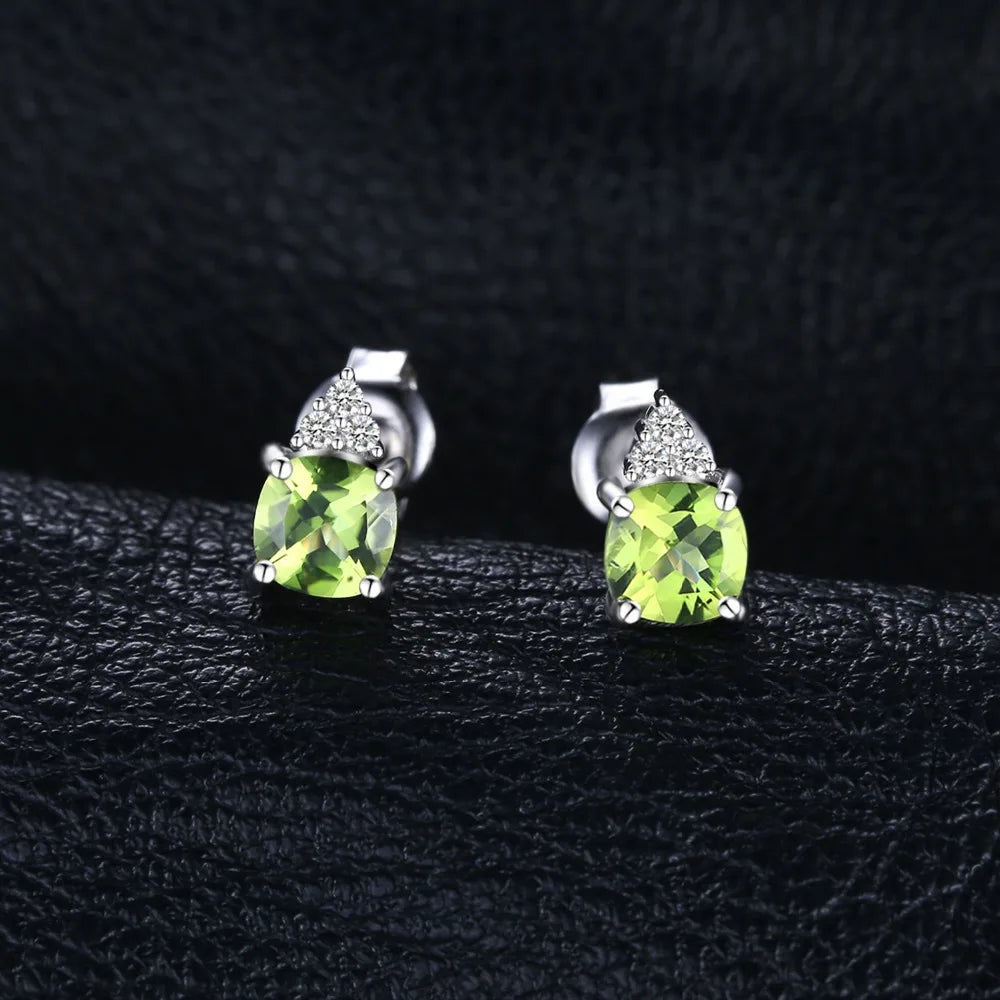 Natural Peridot Earrings