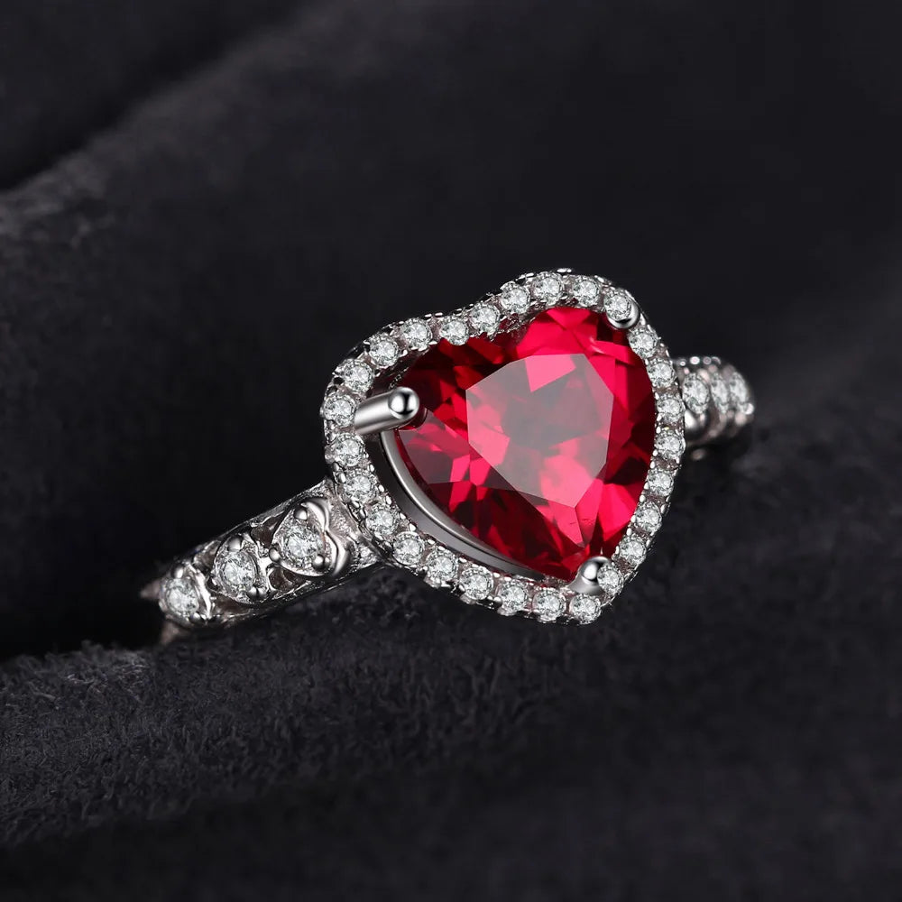 Heart of Love Ruby Ring