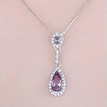 Purple Alexandrite Sapphire Pendant