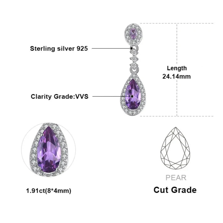 Purple Alexandrite Sapphire Pendant