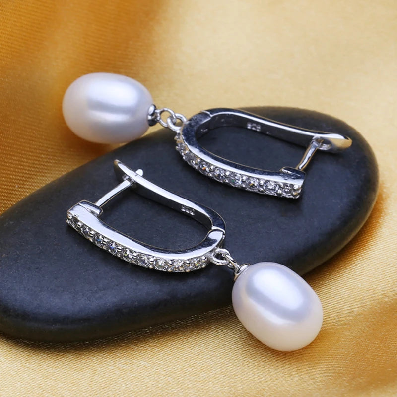 Delicate Pearl Earrings