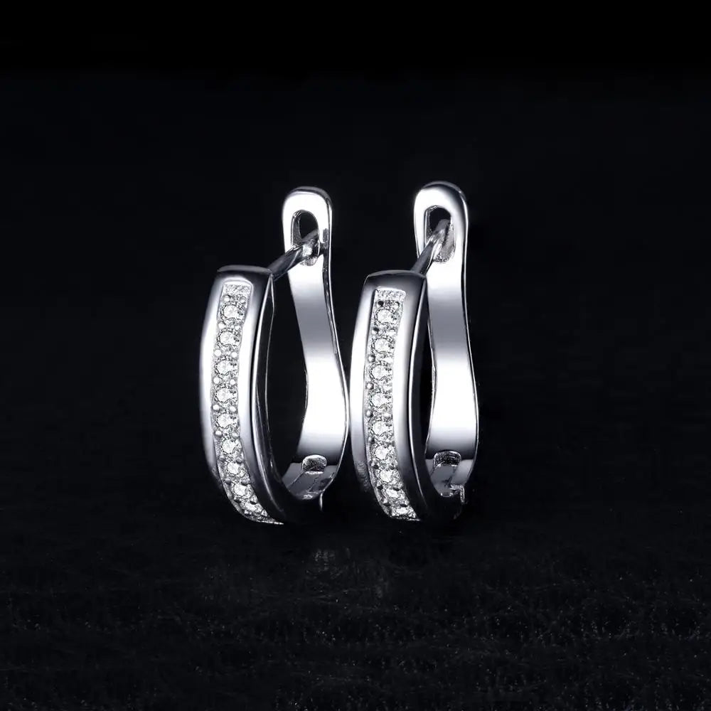 Shiny Small Silver Earrings