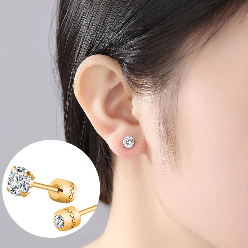 Crystals Stud Earrings