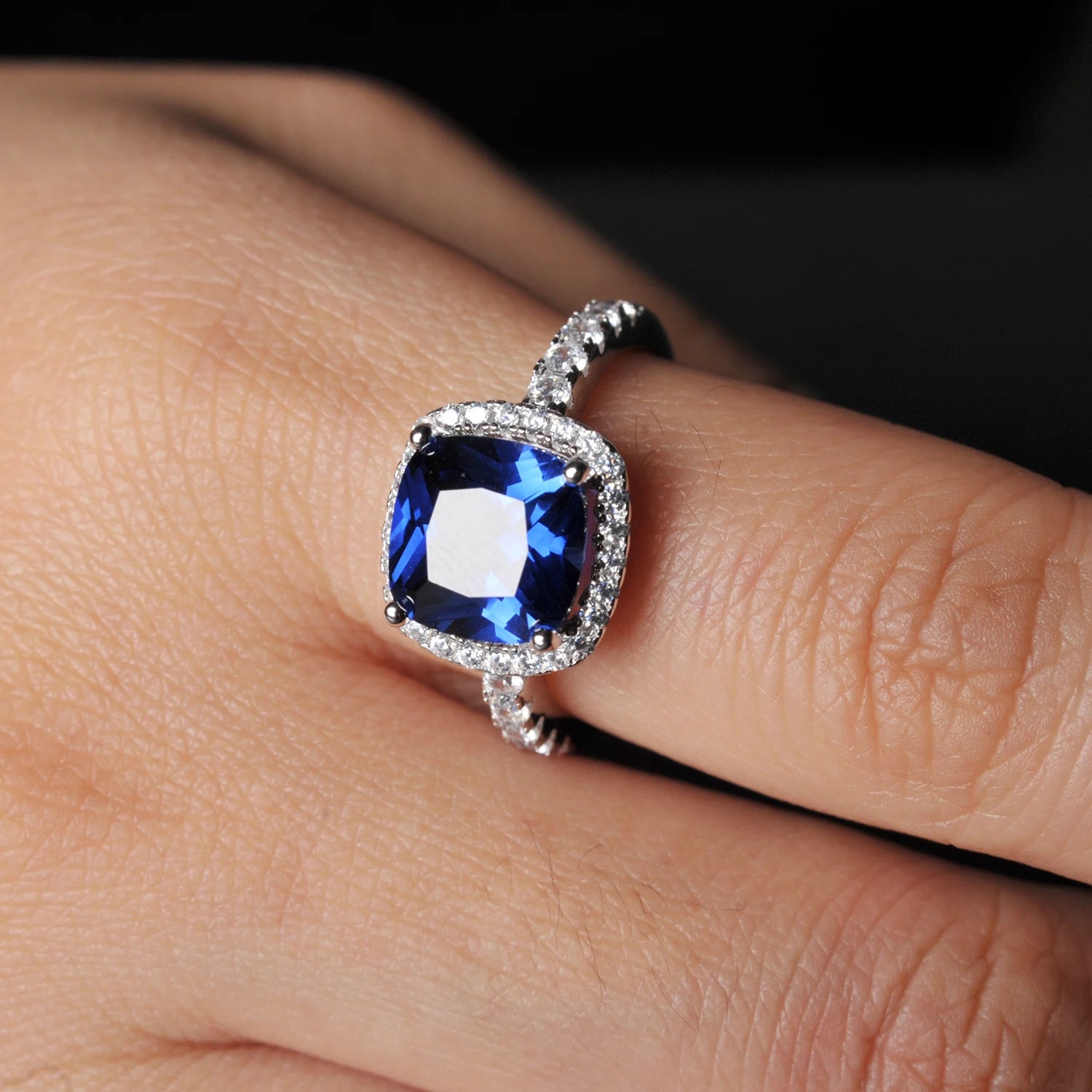 Glory Blue Sapphire Ring