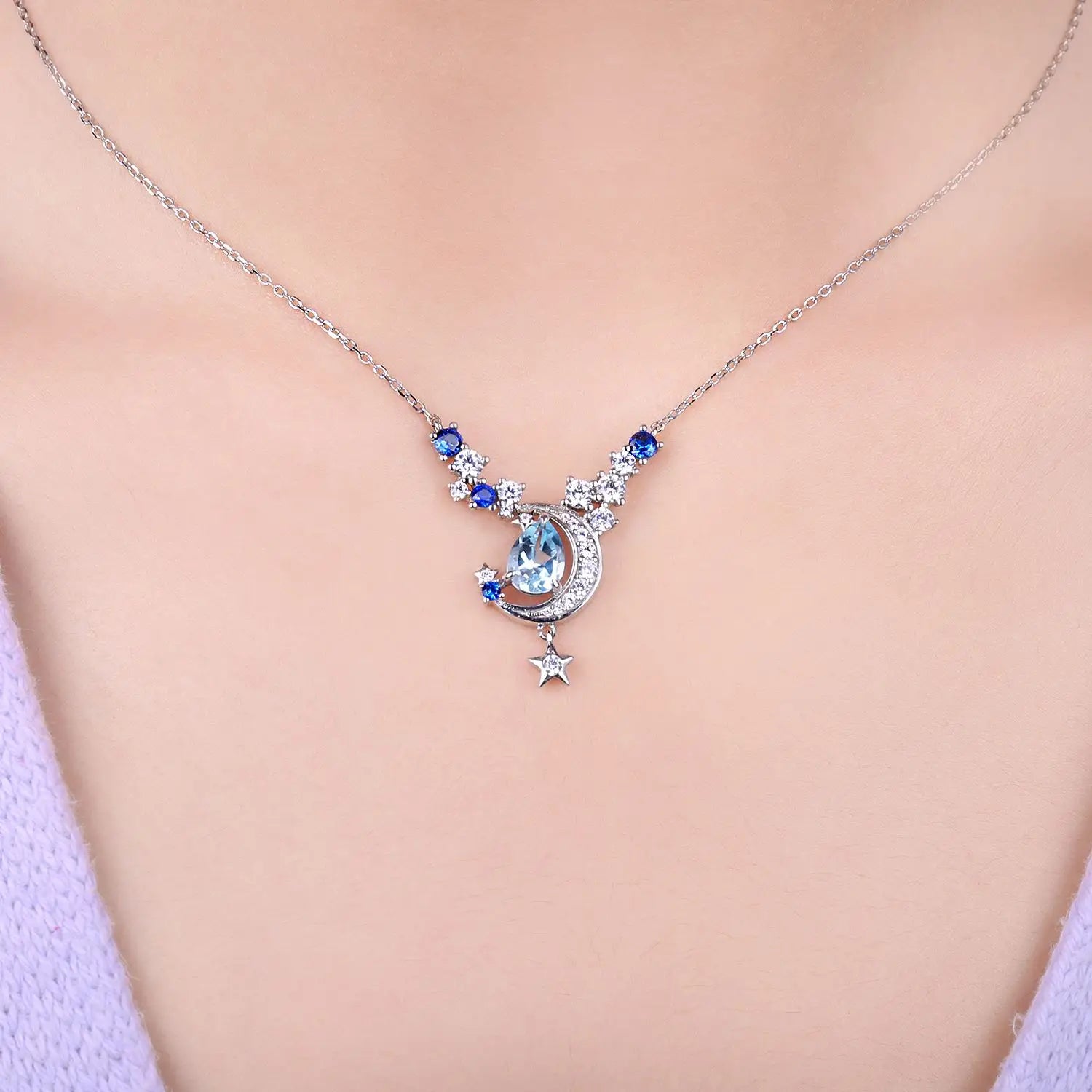 Blue Moon Necklace