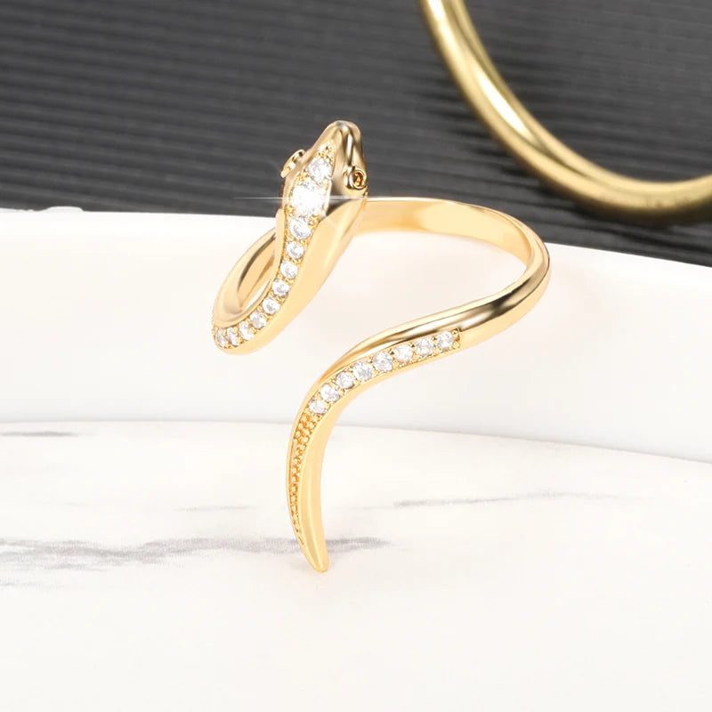 Shiny Snake Ring