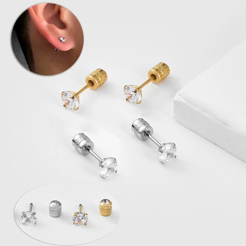 Crystals Stud Earrings