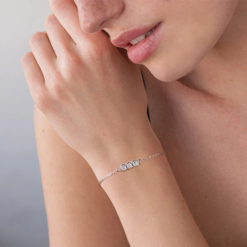 Delicate Moissanite Bracelet