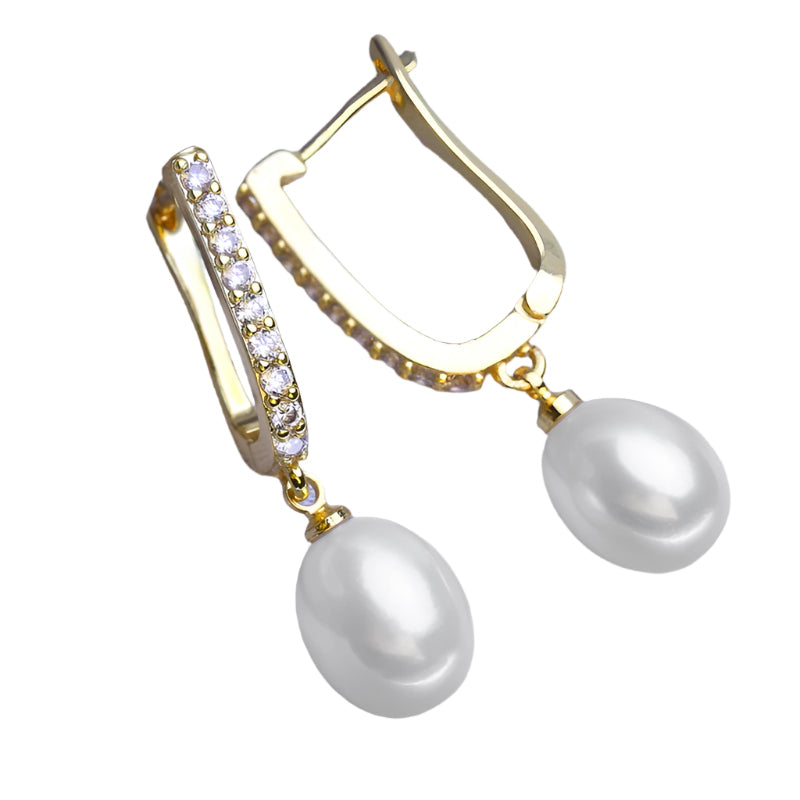 Delicate Pearl Earrings