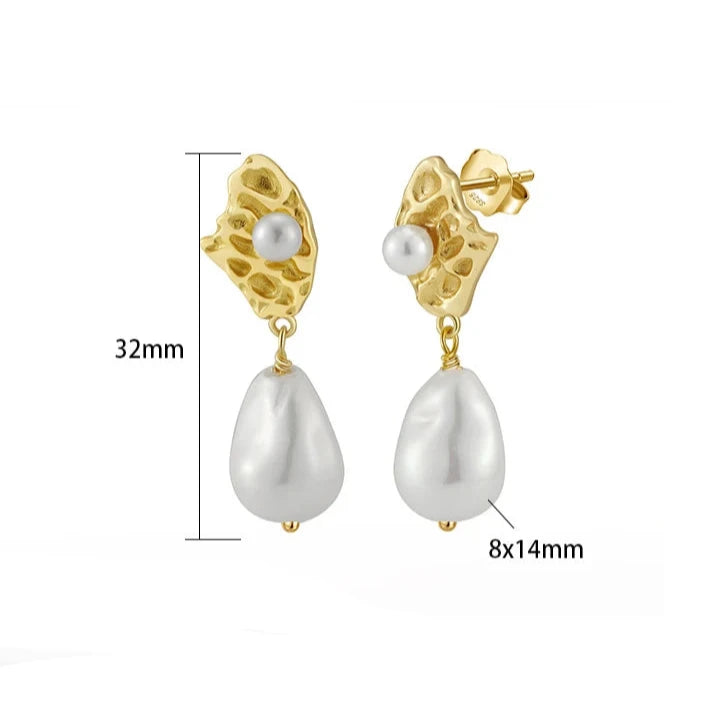 Waterdrop Elegant Pearl Earrings