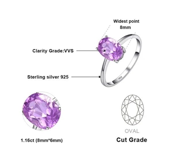 Glamor Royal Amethyst Ring