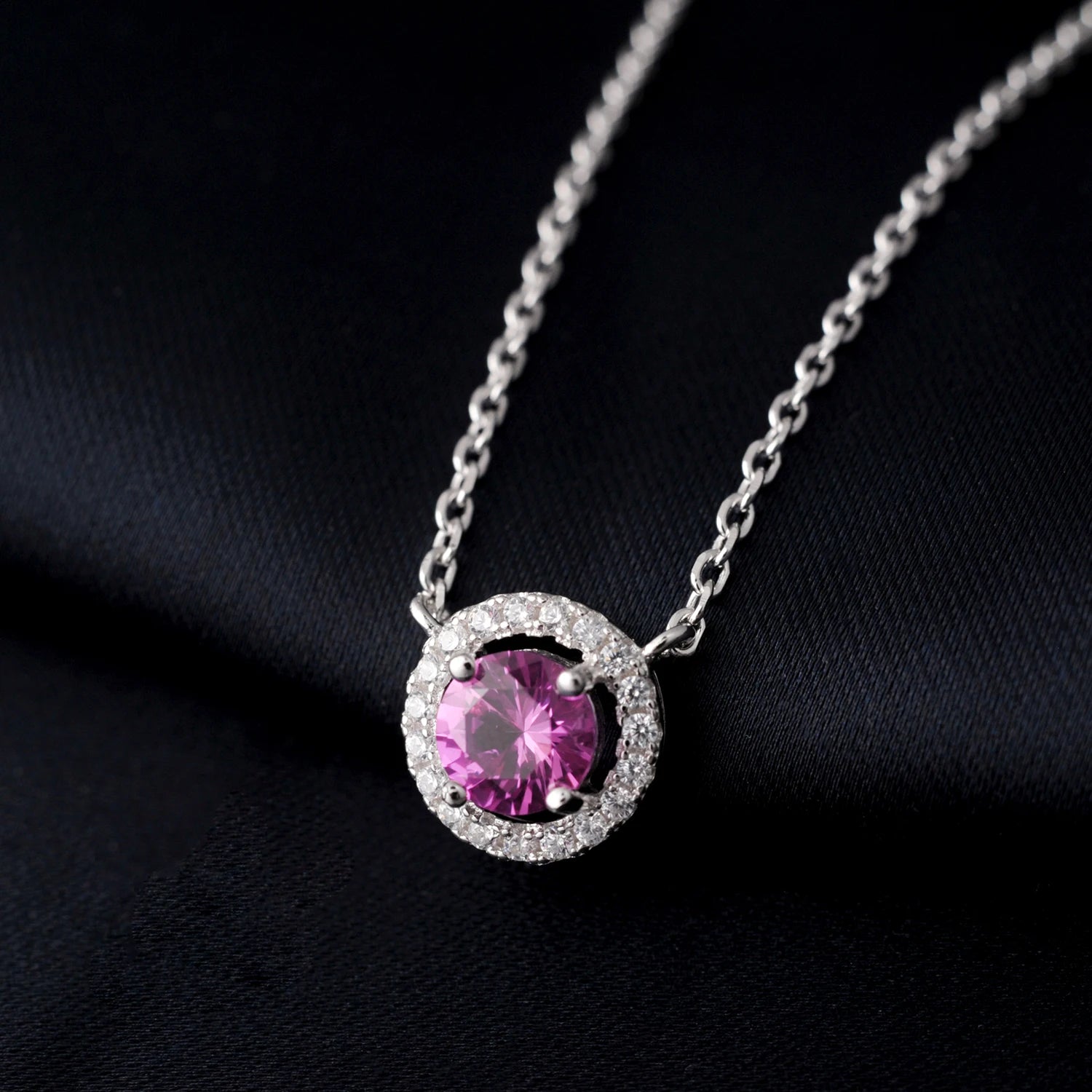 Pinky Moon Necklace