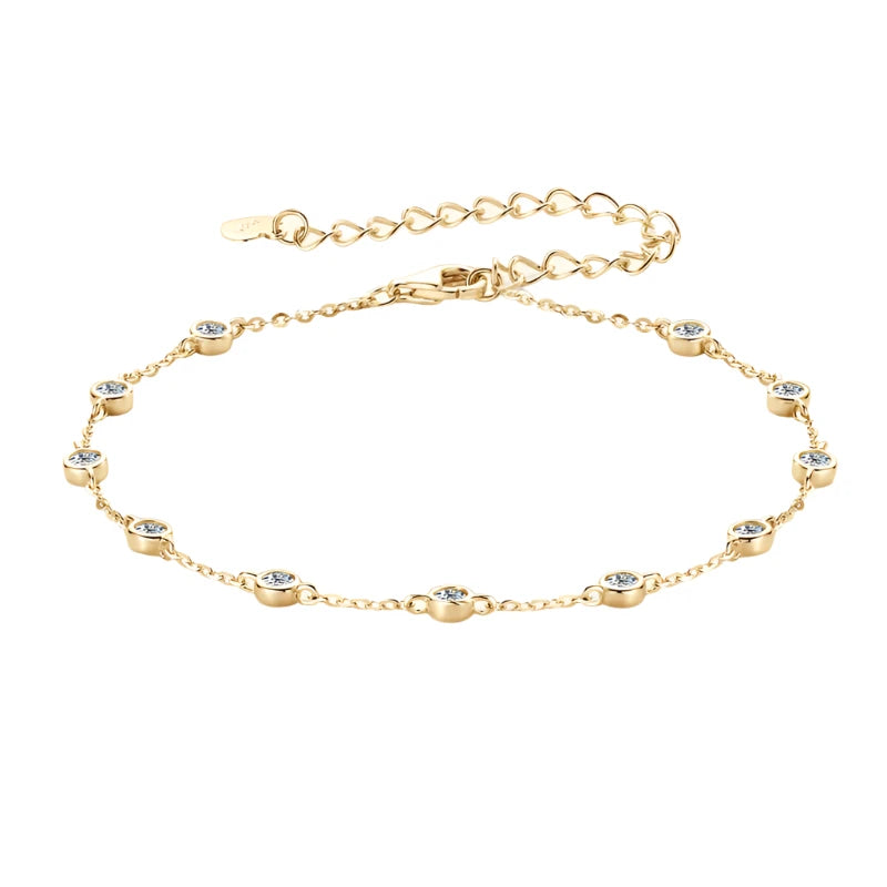 Elegant Moissanite Bracelet