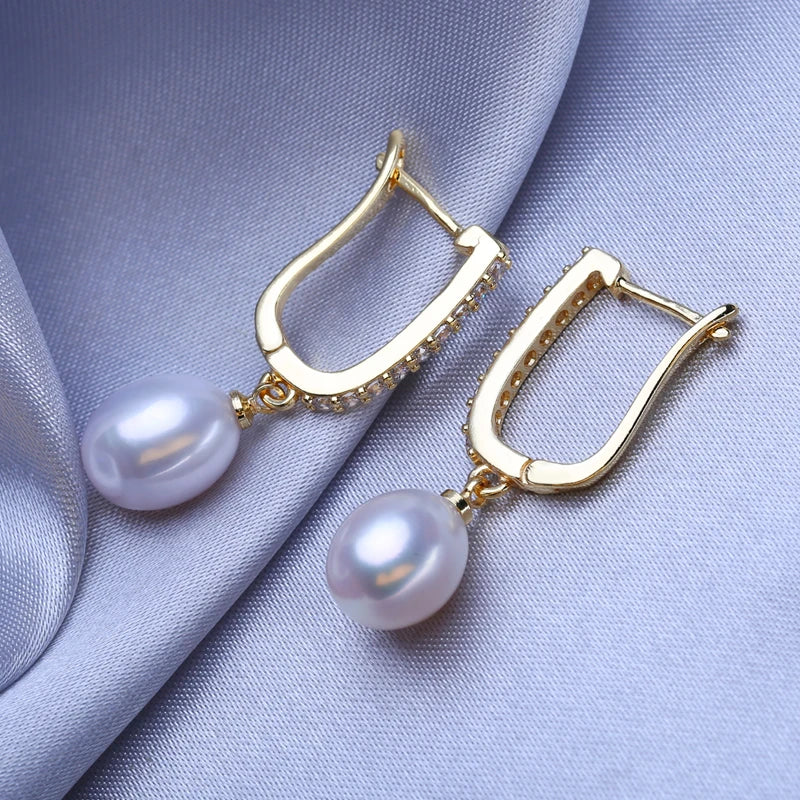 Delicate Pearl Earrings