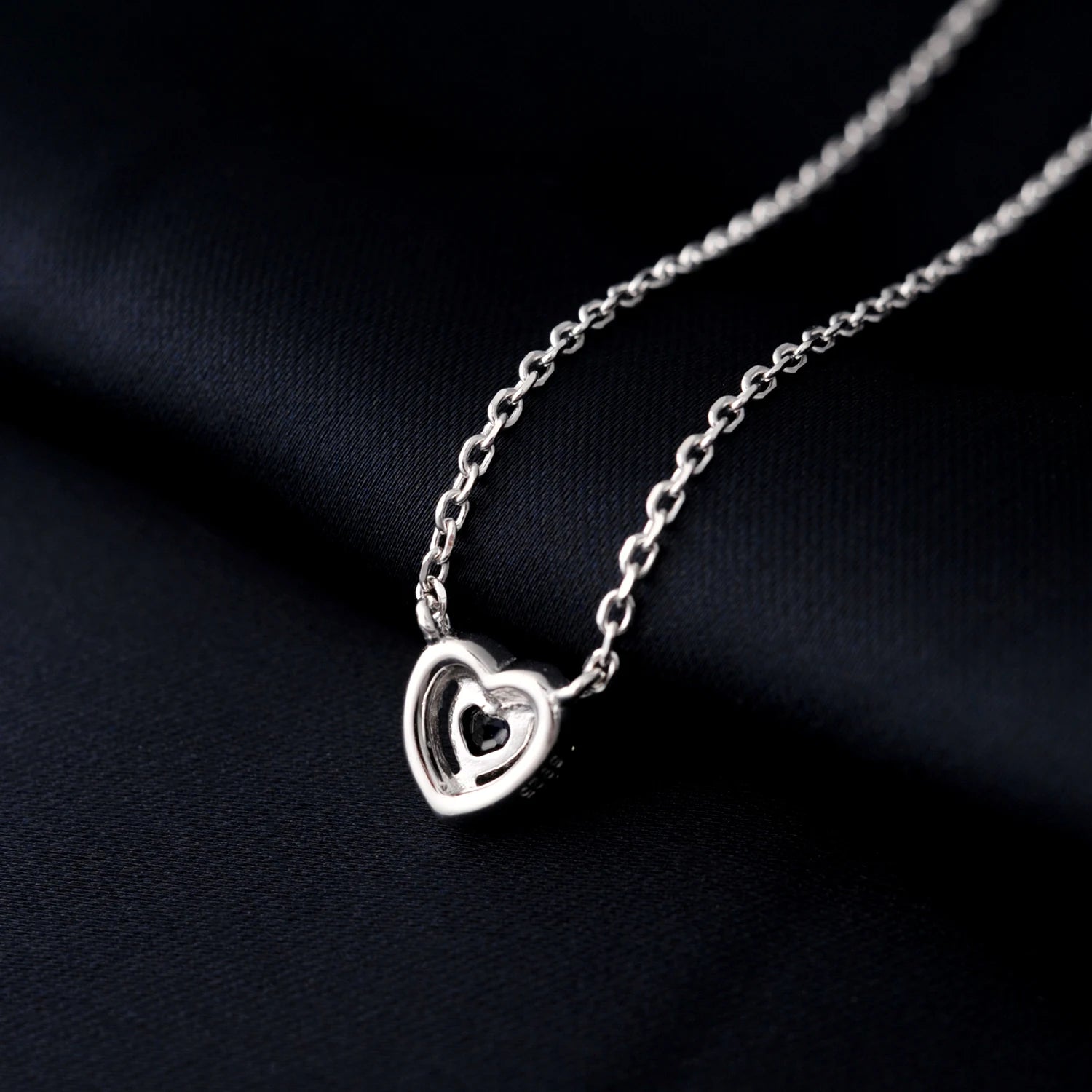 Blue Heart Necklace